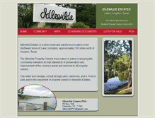 Tablet Screenshot of idlewildelakelivingston.com